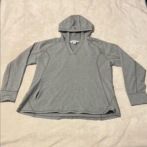 Gray Hooded Pullover